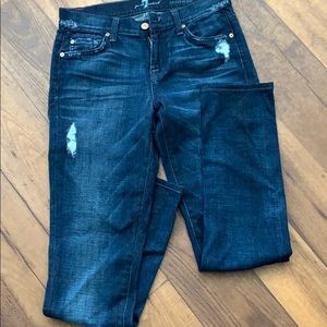 Blue Distressed Jeans